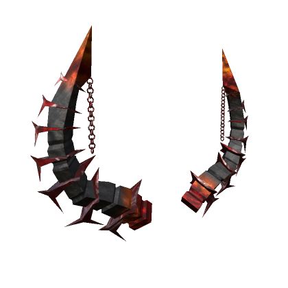 Fiery Hell Horns Roblox Item Rolimon S