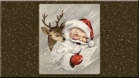 Pixel Old Fashioned Vintage Christmas For Your Mobile Tablet