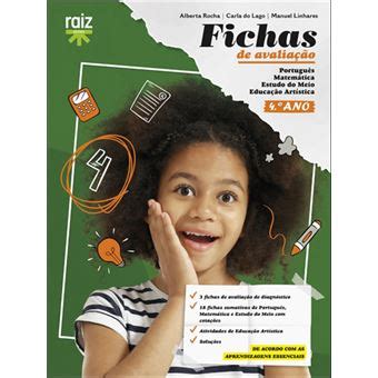 Fichas de Avaliação - 4º Ano - Brochado - Vários, Alberta Rocha, Carla ...