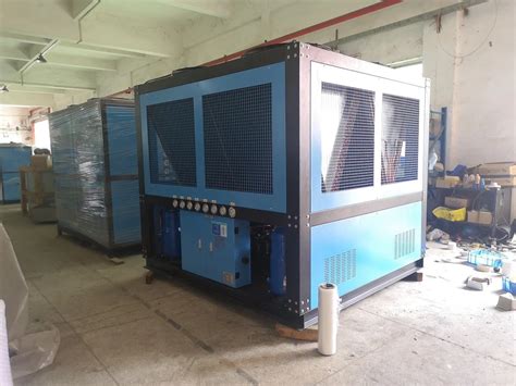 50ton Water Chilling Equipment Cooling System Air Cooled Industrial Chiller From China