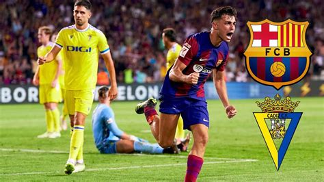 Barcelona Vs Cadiz 2 0 La Liga 2023 24 MATCH REVIEW YouTube