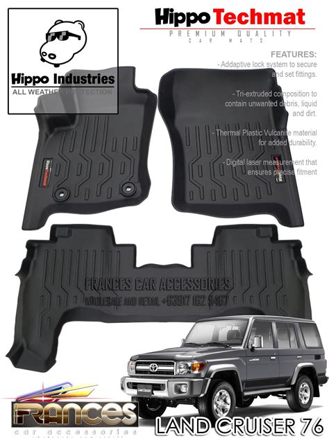 Toyota Landcruiser 76 70 LOCAL HIPPO DEEP DISH MATTING THAILAND MADE