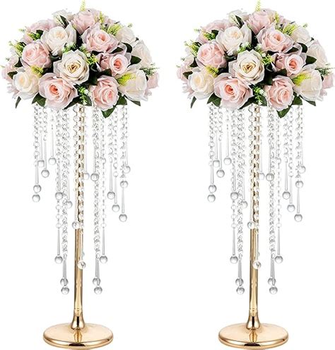 Amazon Nuptio Wedding Centerpieces Gold Vases Pcs In Tall