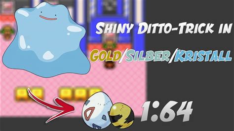 Shiny Ditto Trick In Gold Silber Kristall Youtube