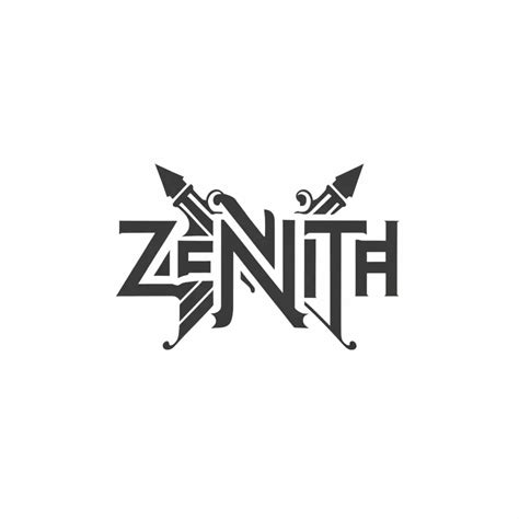 LOGO Design For Zenith Entertainment Minimalist Letter Logo with ...