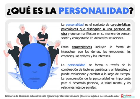 Qu Es La Personalidad Definici N De Personalidad