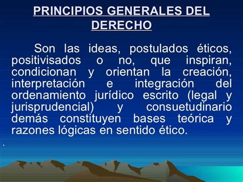 Legislacion Laboral Principios Generales Del Derecho