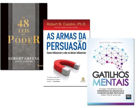 Livro As Leis Do Poder As Armas Da Persuas O Gatilhos Mentais