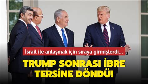 Srail Ile Anla Mak I In S Raya Girmi Lerdi Trump Sonras Ibre