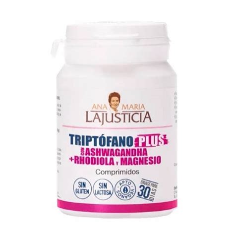 TriptÓfano Plus Ashwagandha Rhodiola Estrés Depresión