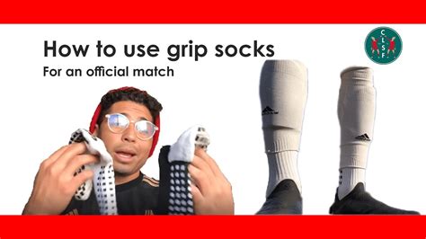 Wearing Grips Socks For Soccer Youtube