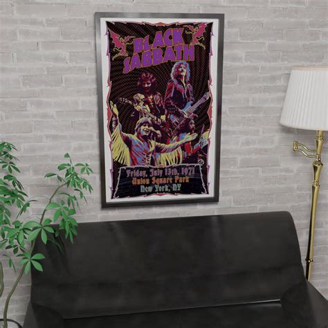 Black Sabbath Concert Poster Black Sabbath Tour Poster - Etsy