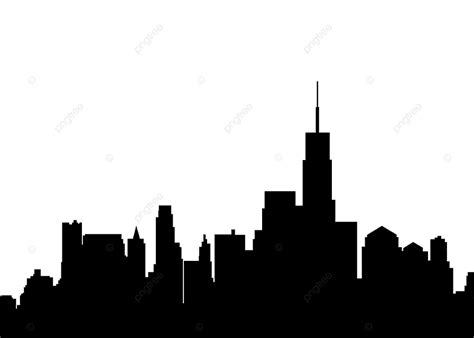 Fondo De Silueta De Paisaje De Ciudad Png Kansas America Vector Png