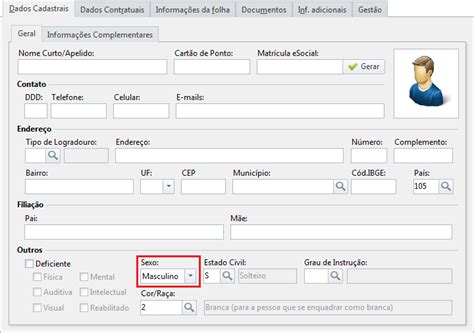 Esocial Erro No Evento S O Campo Sexo N O Foi Preenchido