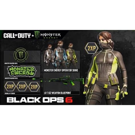 Call Of Duty Black Ops 6 Exclusive Monster Energy Full Set 🔥 All