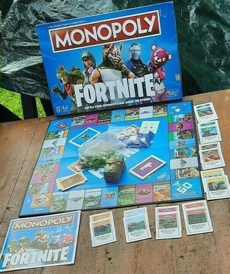 MONOPOLY FORTNITE EDITION Board Game By Hasbro Gaming 2018 Complete 6