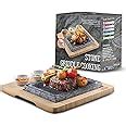 Amazon Artestia Cooking Stones For Steak Indoor Grill Sizzling Hot Stone Set Steak Stones