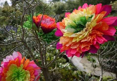 Como Fazer Flor De Papel Seda Grande Passo A Passo