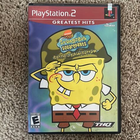 THQ Video Games Consoles Spongebob Squarepants Battle For Bikini Bottom On Playstation