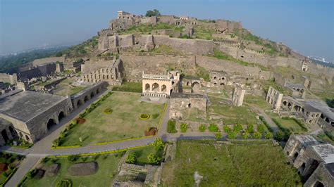 Golkonda Fort,Hyderabad,Telangana,India - Drone Photography