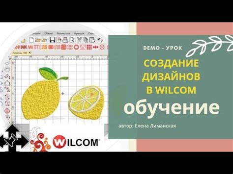 Программа WILCOM 4.2 - УРОКИ и обучение машинной вышивке для начинающих ...