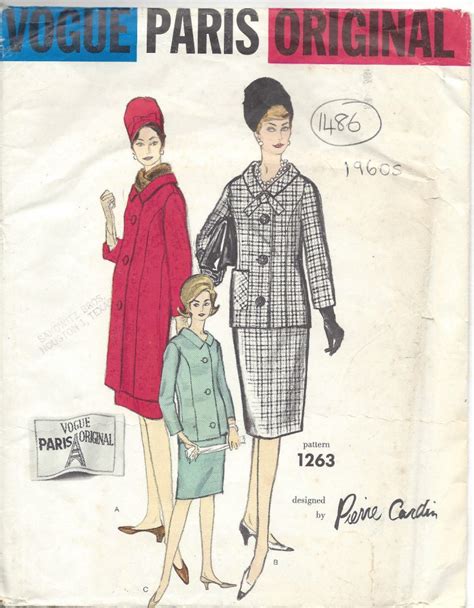 Vintage Vogue Sewing Pattern B Jacket Pants Overblouse By