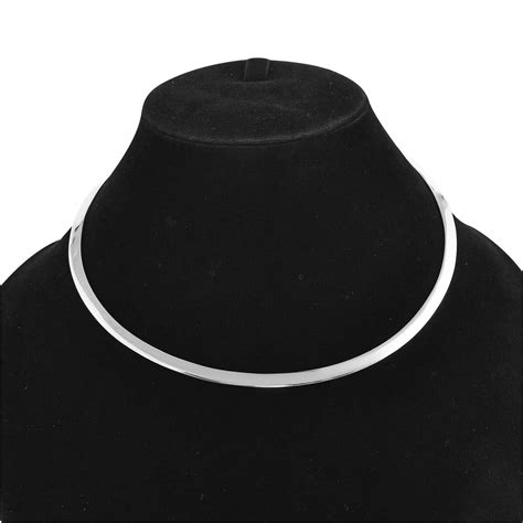 Buy Sajen Silver Sterling Silver Choker Necklace 20 Inches 1950 Grams At Shoplc