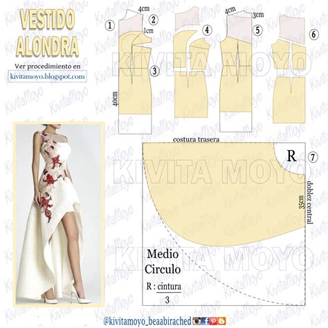 Kivita Moyo Vestido Alondra Patrones De Vestido De Costura