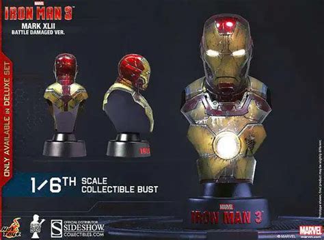 Iron Man Iron Man Th Scale Collectible Bust Set Hot Toys ToyWiz