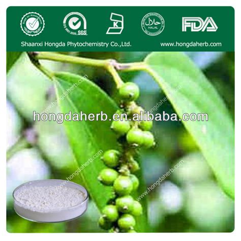 100 Natural Black Pepper Extract Piperine 99 China Hongda Price Supplier 21food