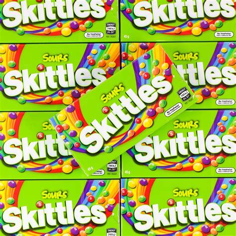 Skittles Sour Mini Theatre Box 45g Lollyshop Nz