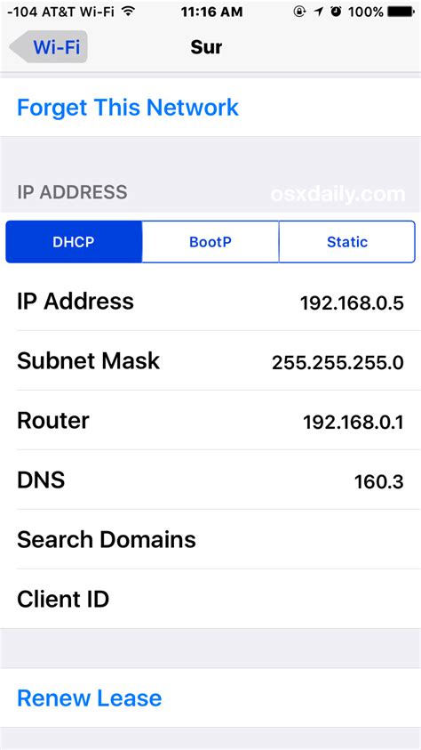 How To Find The Ip Address Of An Iphone Or Ipad In Ios