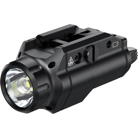 Luz Led De L Menes Para Arma Linterna T Ctica Montada En Riel