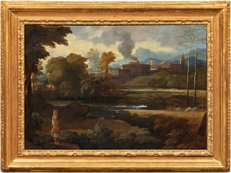 Landscape In The Roman Campagna With A Figure Paysage De La Campagne