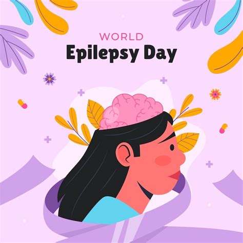 Premium Vector Flat Epilepsy Day Awareness Illustration