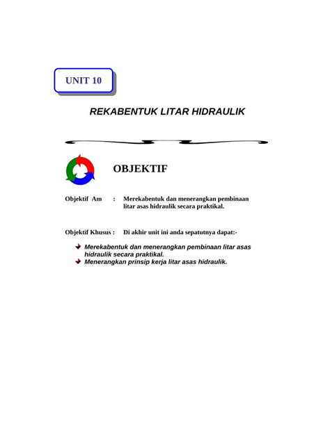 PDF OBJEKTIF Nikarifblog Files Wordpress Embinaan Litar Dalam