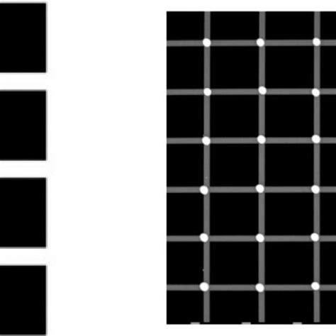 Classical explanation of Hermann grid illusion. | Download Scientific ...