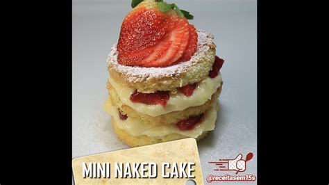 Mini Naked Cake Em 15 Segundos YouTube