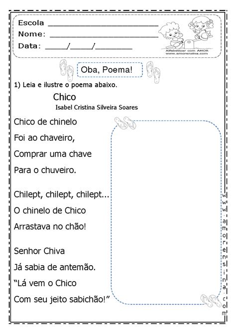 Atividade Onomatopeia 2 Ano BRAINCP