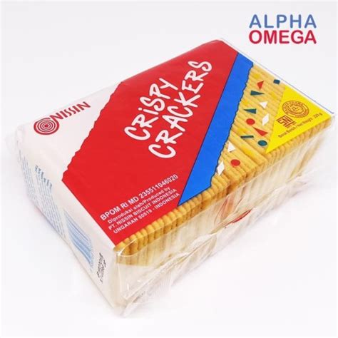 Jual Nissin Crispy Cracker Gram Wafer Biskuit Krakers Asin Gurih