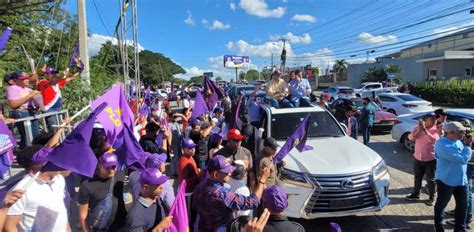 Abel Martínez en marcha caravana del PLD en Santiago El PRM ha sido