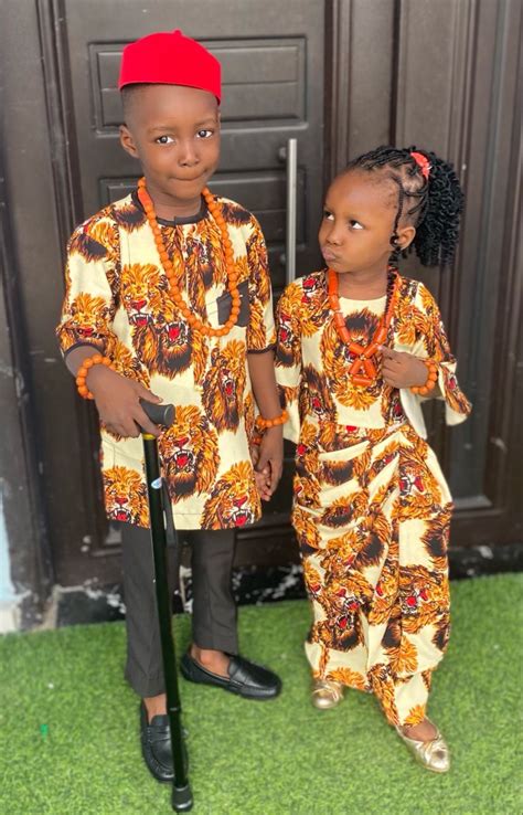 Representing the Igbo culture. Igbo dressing for kids ️ ️ ️