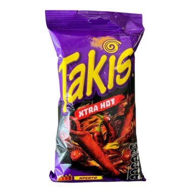 Takis Xtra Hot Tortilla chips με γεύση πολύ καυτερής πιπεριάς gr hr gr το delivery super
