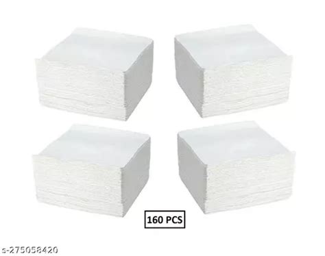 Soft Tissue Paper Napkin 160pcs Pack Of 4