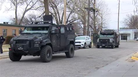 Swat Team Uses Tear Gas To End Standoff Man In Custody