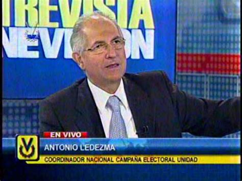 Entrevista Venevisi N Antonio Ledezma Coordinador Nacional De La