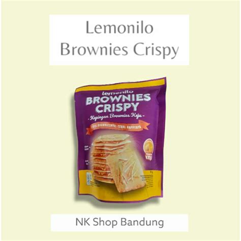 Jual Lemonilo Brownies Crispy Cheese Kepingan Bronis Rasa Keju 35g