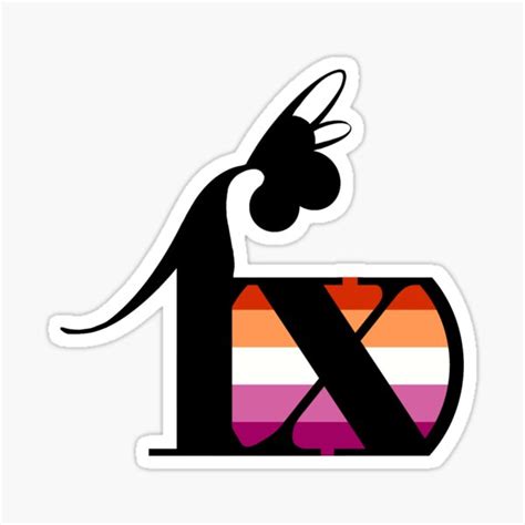 Lesbian F X Logo Sticker For Sale By Rain6458 Redbubble