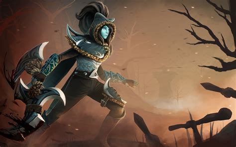 Wallpaper Illustration Dota 2 Phantom Assassin Mythology ART