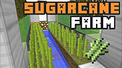 Minecraft Practical Sugarcane Farms Redstone Tutorial Youtube